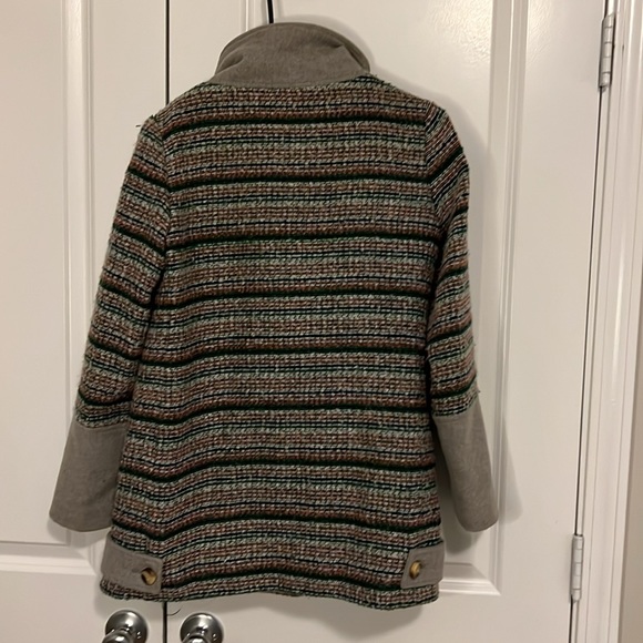 Anthropologie Boucle Confetti Cocoon Coat - Picture 7 of 9